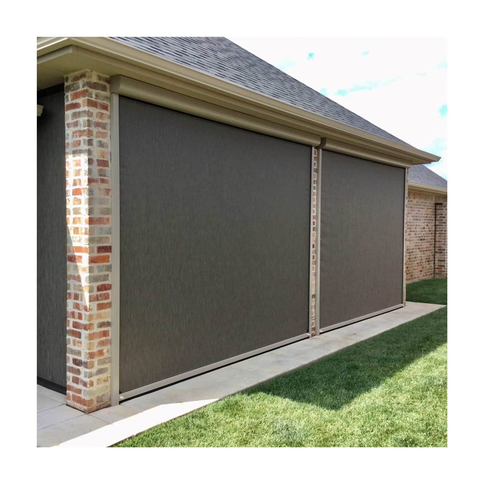 Zip Screen for Outdoor Areas Cost Less Decor Blinds